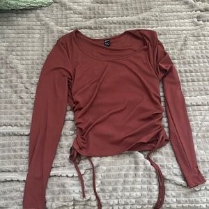 Maroon shien long sleeve